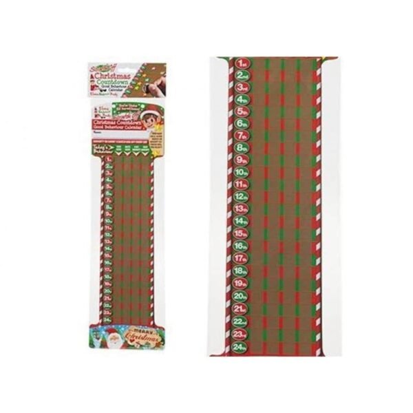 Elf Scratch Off Christmas Countdown Good Behaviour Calendar