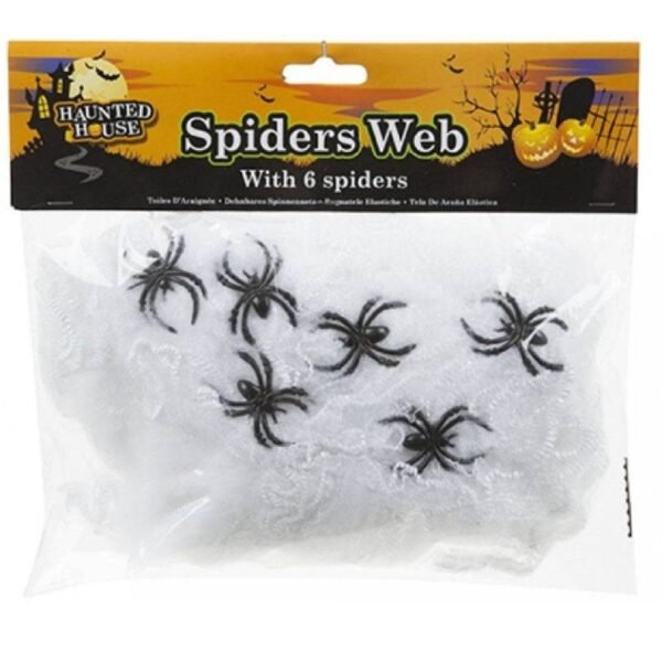 Jumbo Spiders Web Decoration