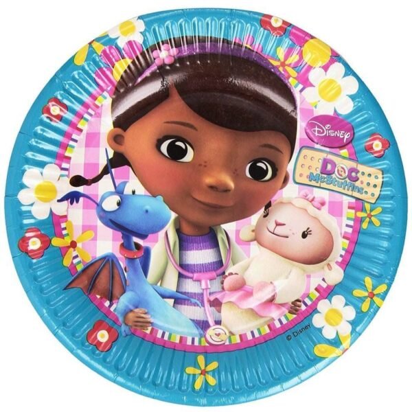 132480427-1-4.jpg Doc McStuffins 20 Cm Paper Plates Pack of 8