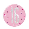Pink Glitz 16th Birthday Badge