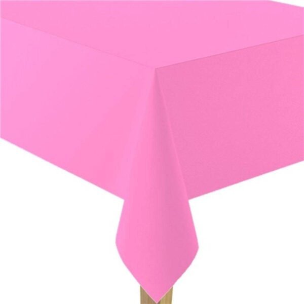 451_e6d7565c-5c6c-4334-a999-36946646fc410-4.jpg Bright Pink Plastic Tablecover - 274cm x 137cm