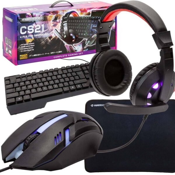 Black Warrior World Pro Gaming Set (4 Pieces)