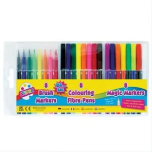 24 Piece Colouring Pen Set