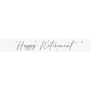 hrbanner.webp Happy Retirement Foil Banner