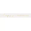 Happy Wedding Day Foil Banner