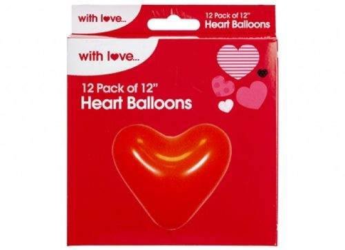 Heart Balloons Red Colour