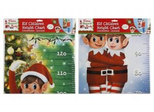 Naughty Elf Hanging Wall Height Chart