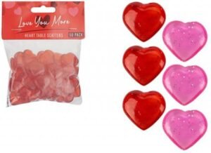 image-4-1.jpeg Heart Shaped Table Scatter Assorted Colours