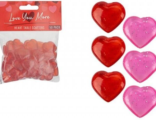 image-4-1.jpeg Heart Shaped Table Scatter Assorted Colours