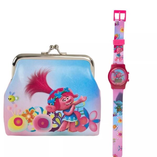 Dreamworks Trolls Watch & Purse Set
