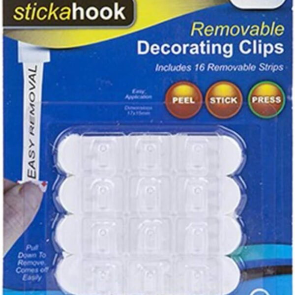Removable Decorating Clips