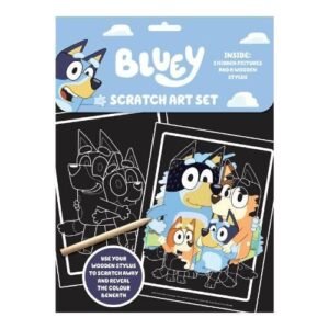 Bluey Scratch Art Set
