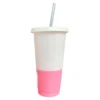 White/Pink Colour Changing Cold Cup 24oz
