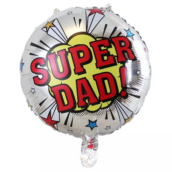 Super Dad Round Foil Balloon
