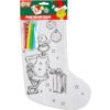 The Grinch Colour Your Own Stocking - White