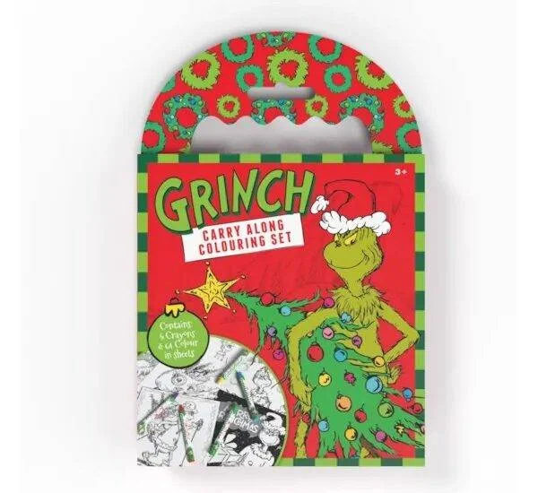 Christmas The Grinch Carry Along Colouring Set