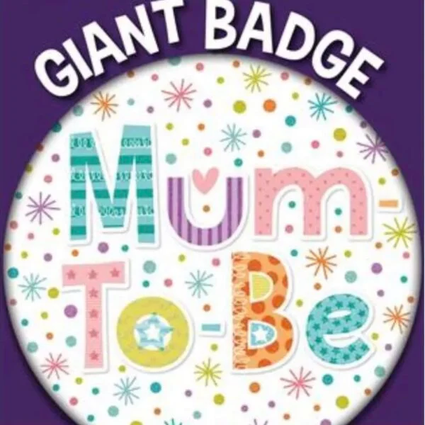 Mum to be jumbo badge